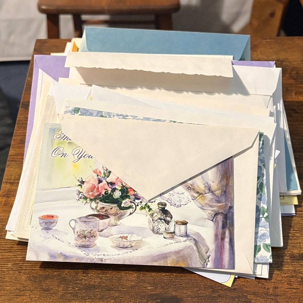 Assorted misc cards and Envelope Set - 50+